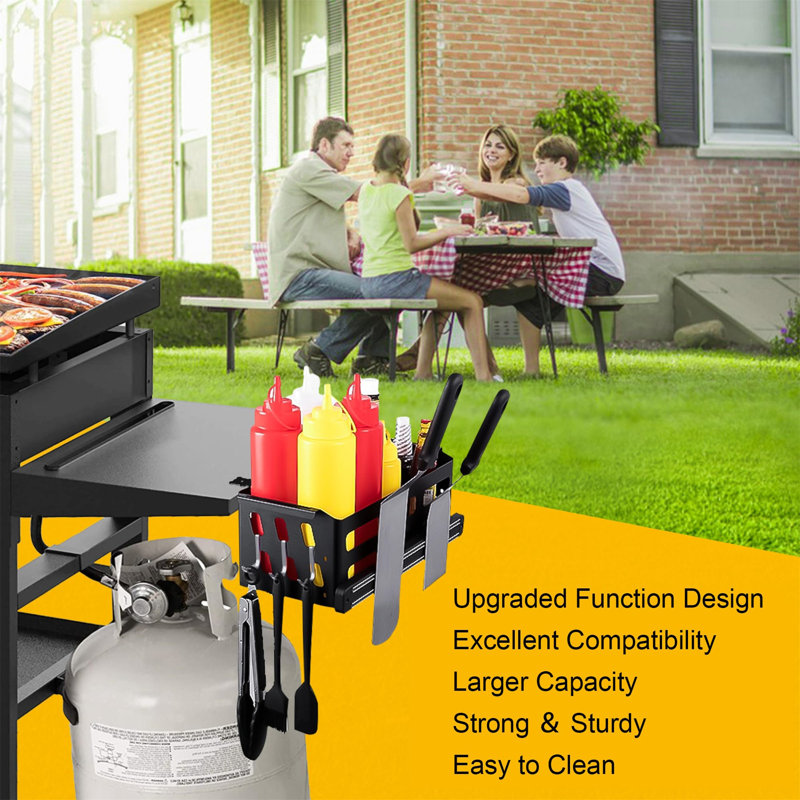 URKNO Cast Iron NonStick Accessory Caddy Wayfair